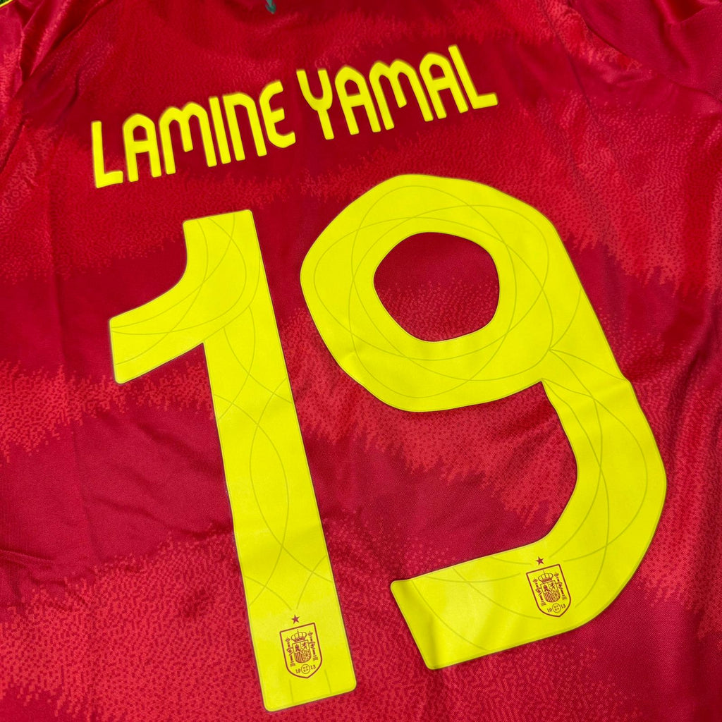 Lamine Yamal Spain Jersey – Front View