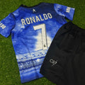 Cristiano Ronaldo #cr7 Siuu Special Kids Football Jersey – Back View