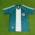 1998 Deutschland Saison Auswärts Germany Retro Fußballtrikot Jersey – Back View