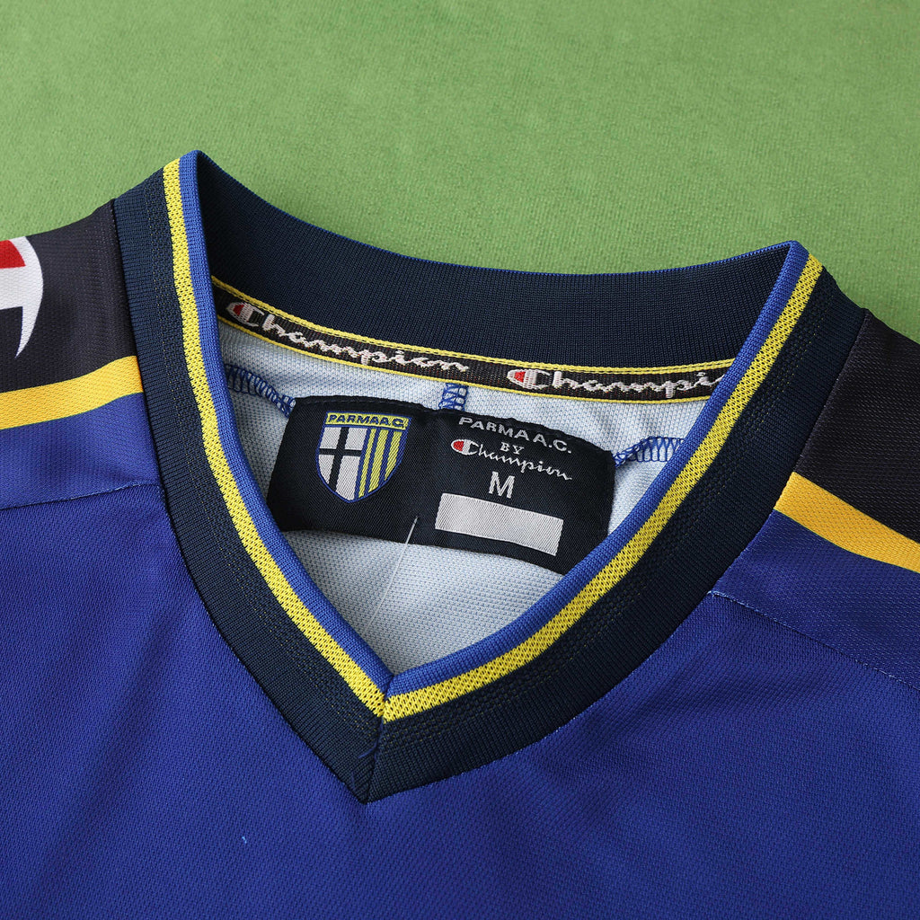 Parma Calcio 2001-2002 Season Home Football Retro Jersey Trikot Maillot V3