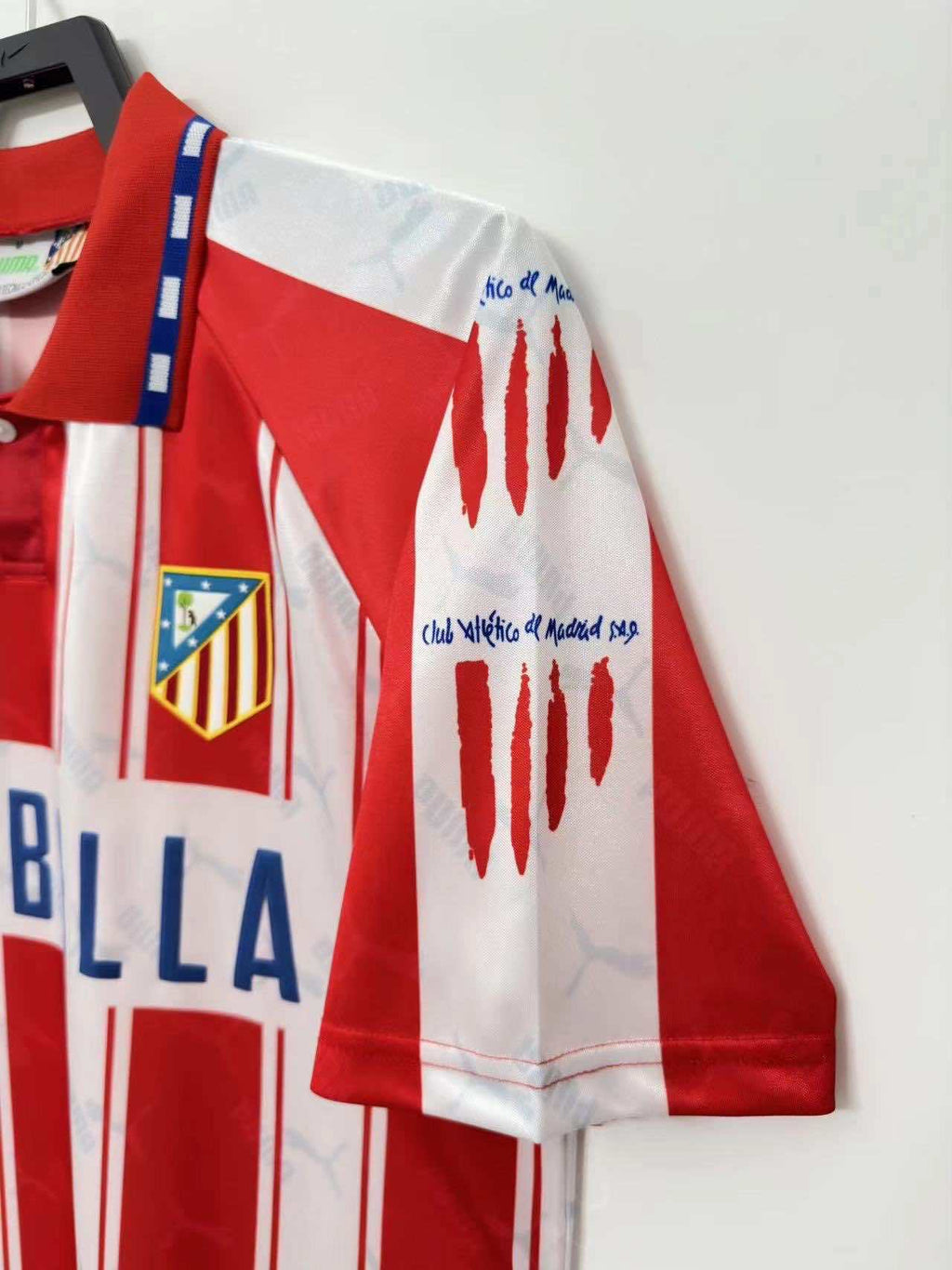 Atlético de Madrid 1994-1995 Season Home Retro Football Jersey Trikot Maillot V6