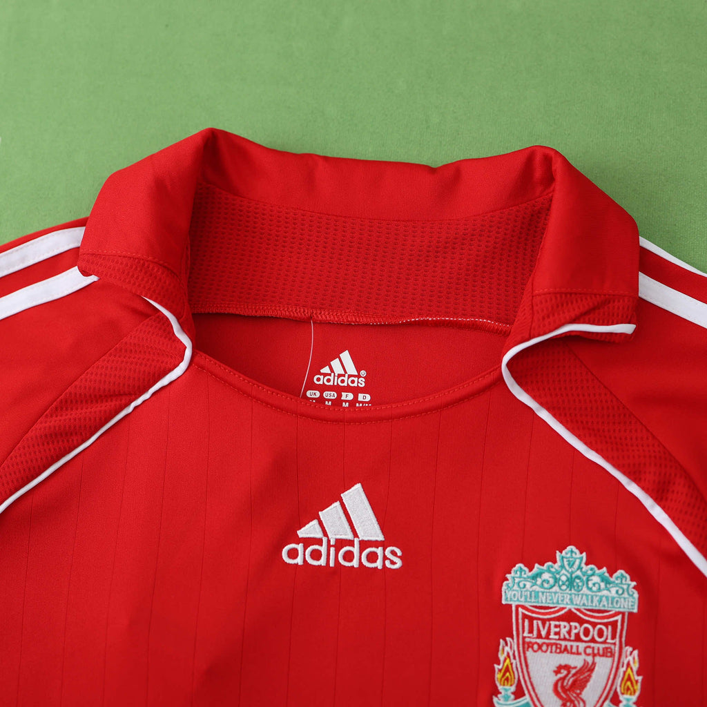 2006 Liverpool 2008 Season Premier League Red Retro Football Jersey – 8