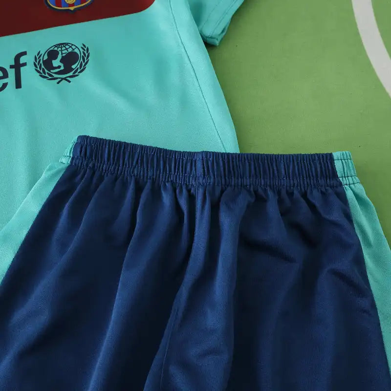 2010/11 FC Barcelona Away Retro Kids Football Jersey – 7