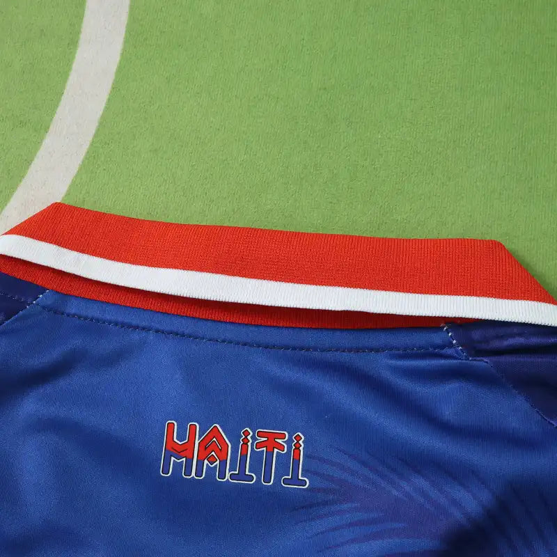 Haiti World Cup 2026 Home Football Jersey Shirt – Detailed View