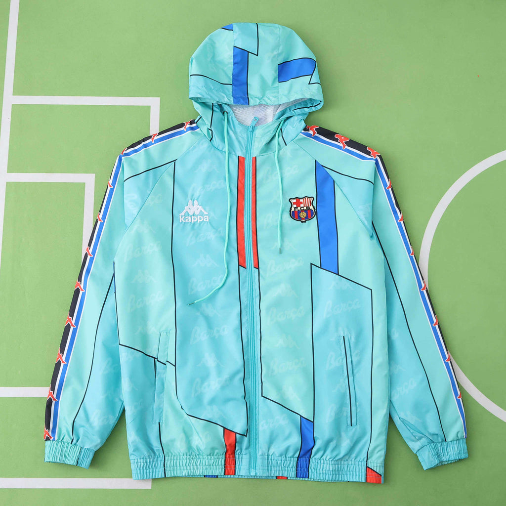 Barcelona Retro 1996/97 Both Sides Windbreaker – Detailed View