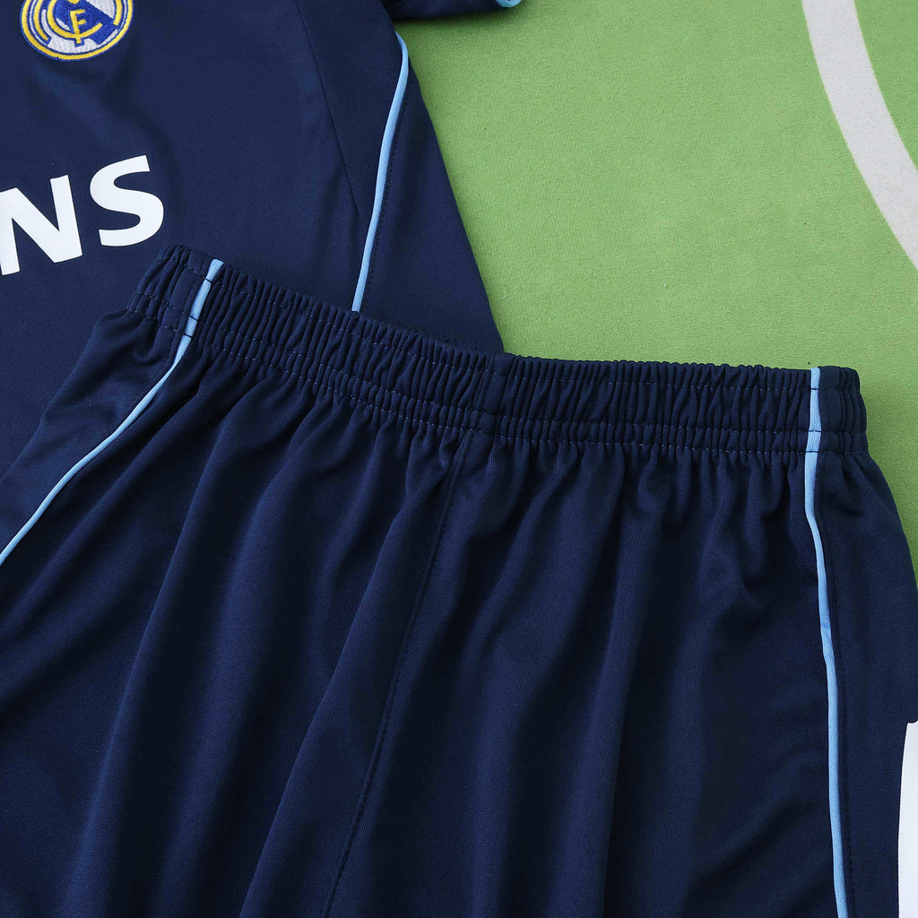 Real Madrid C.F. 2005-2006 Season Kids Away Retro Football  Jersey Trikot Maillot V3