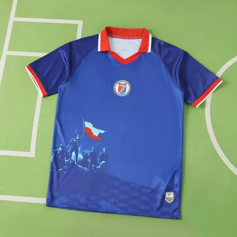 Haiti World Cup 2026 Home Football Jersey Shirt – Back View