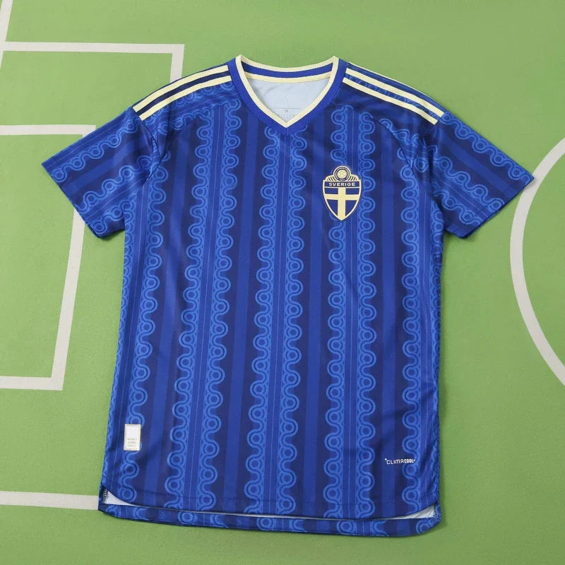 Sweden World Cup 2026 Away Football Jersey Shirt – Back View