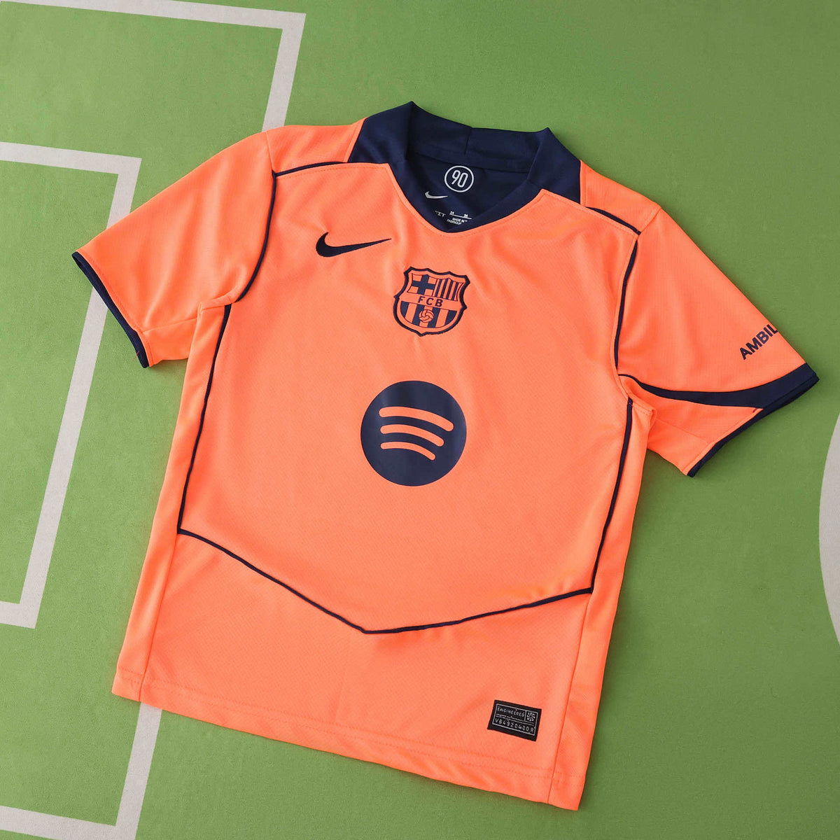 FC Barcelona 2025-2026 Season Third Kids Football Jersey Trikot Maillot V3