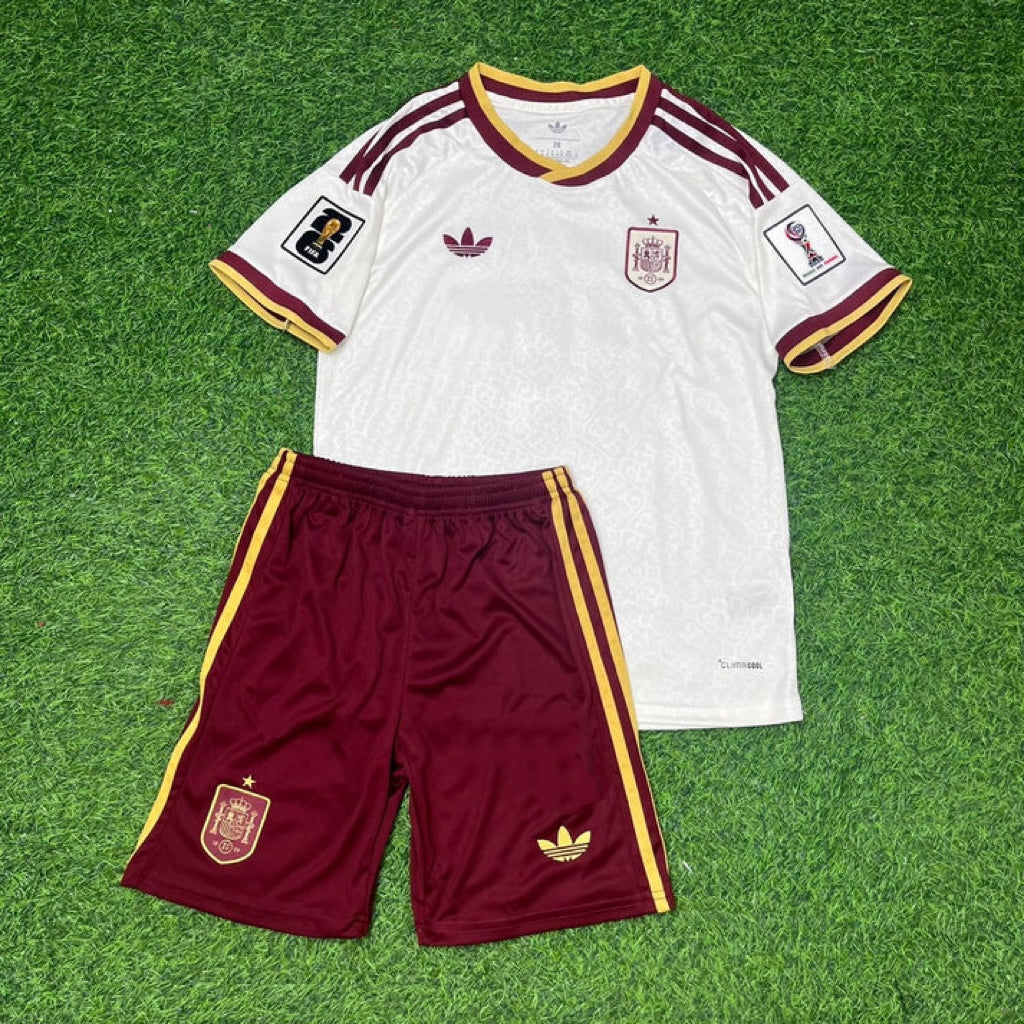 2026 Spain World Cup Mikel Oyarzabal Kids Football Jersey – Front View