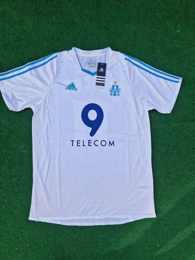 2003/04 Camel Meriem 18- Olympique Marseille Home OM Football Jersey – Front View