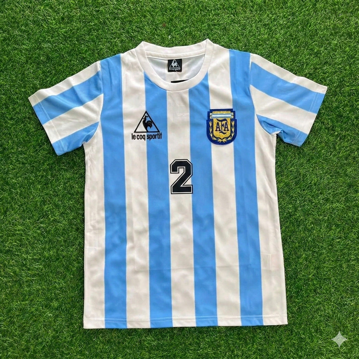 1986 Sergio Batista 2- Argentina Home Retro Football Jersey Collection – Front View