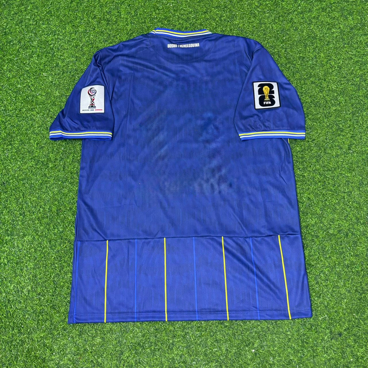 Bosnia and Herzegovina 2026 World Cup New Blue Football Jersey – Front View