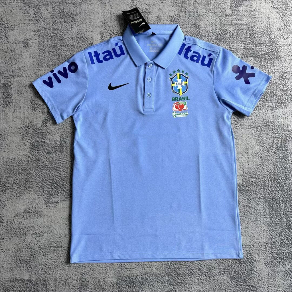 Brazil New Polo Neck Polokragen Tshirt – Front View