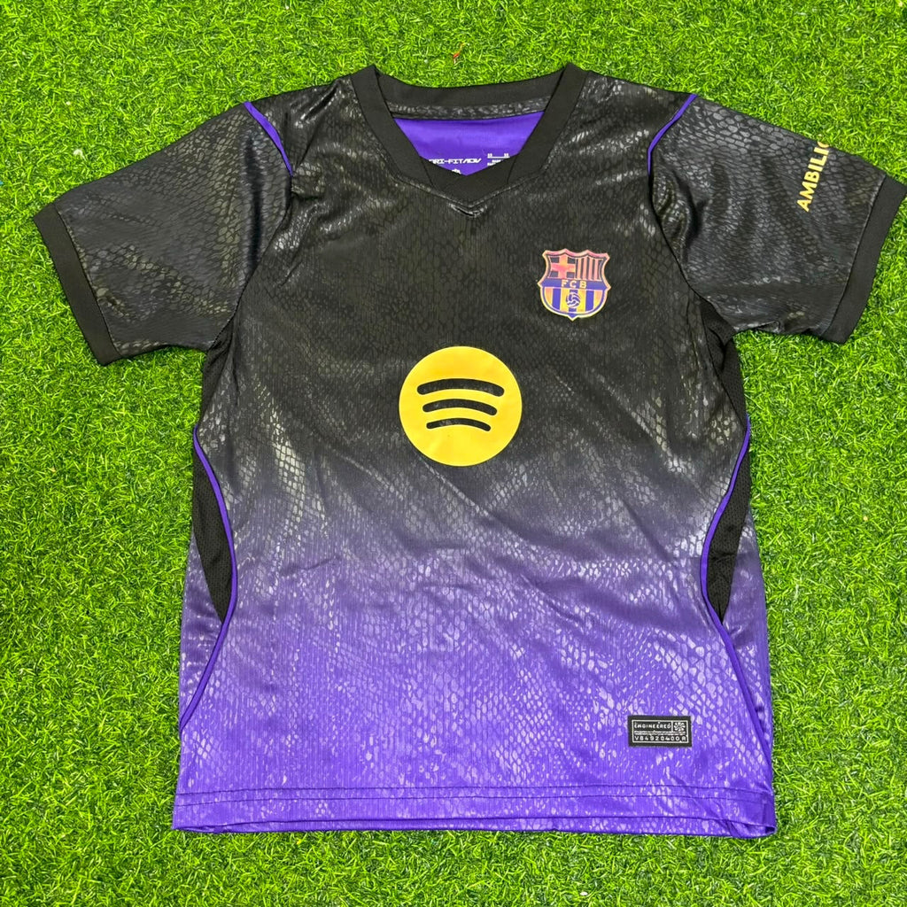 Lamine Yamal #10 Barcelona New Season Away Jersey – Front View