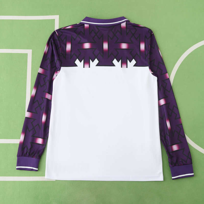 1992/93 Fiorentina Away Long Sleeve Retro Football Jersey – 8
