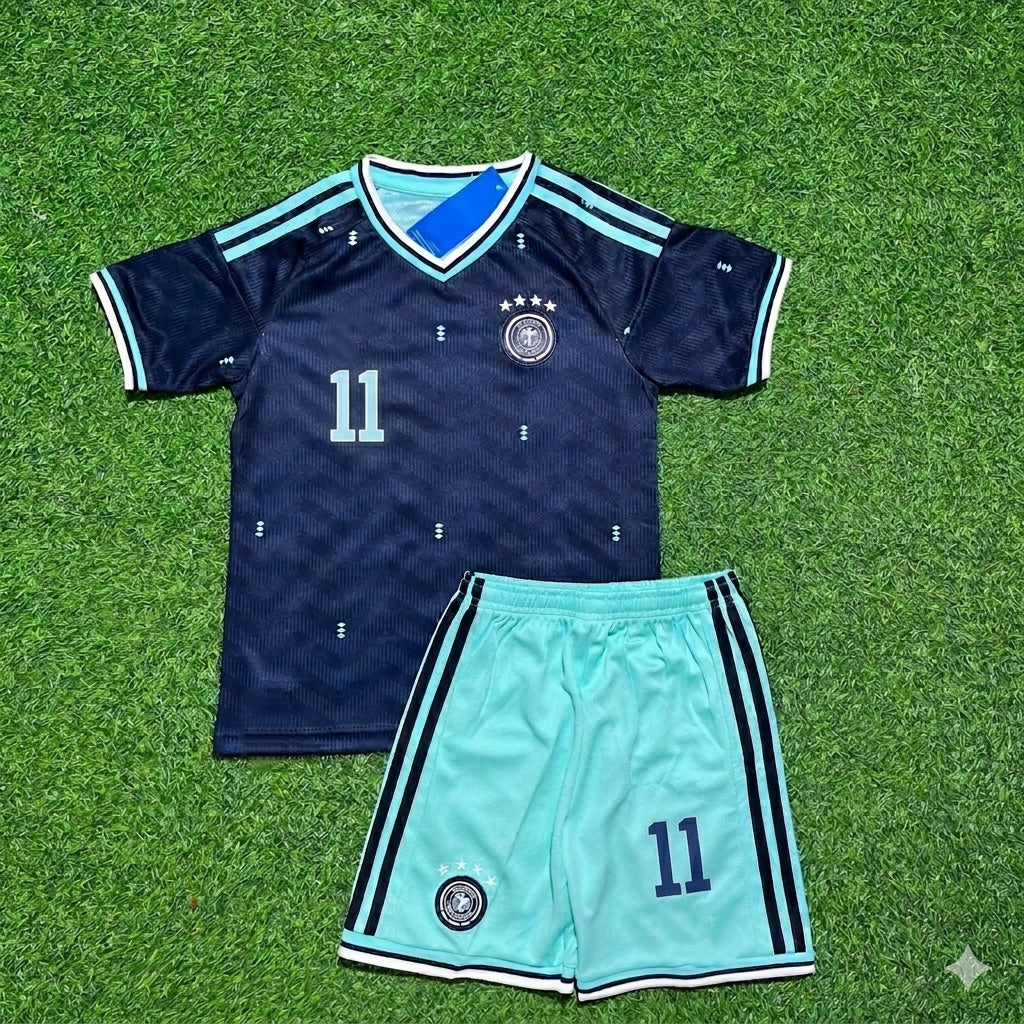 Germany 2026 World Cup Kids Football Jersey – Nick Woltemade 11- – Front View
