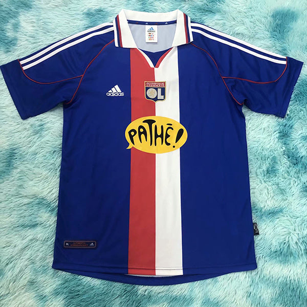 Olympic Lyon Retro 00-01 Football Jersey – Front View