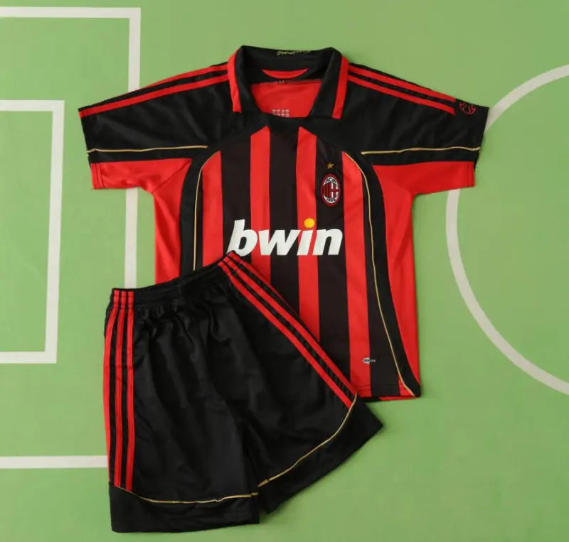 Ronaldinho AC Milan Retro Kids Kit Set Kindertrui (Ages 3-13) – 5