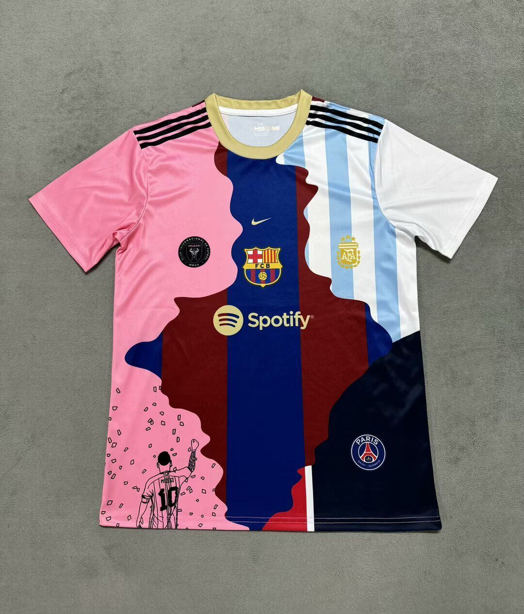 Lionel Messi Barcelona + Argentina Legend Special Jersey – Front View
