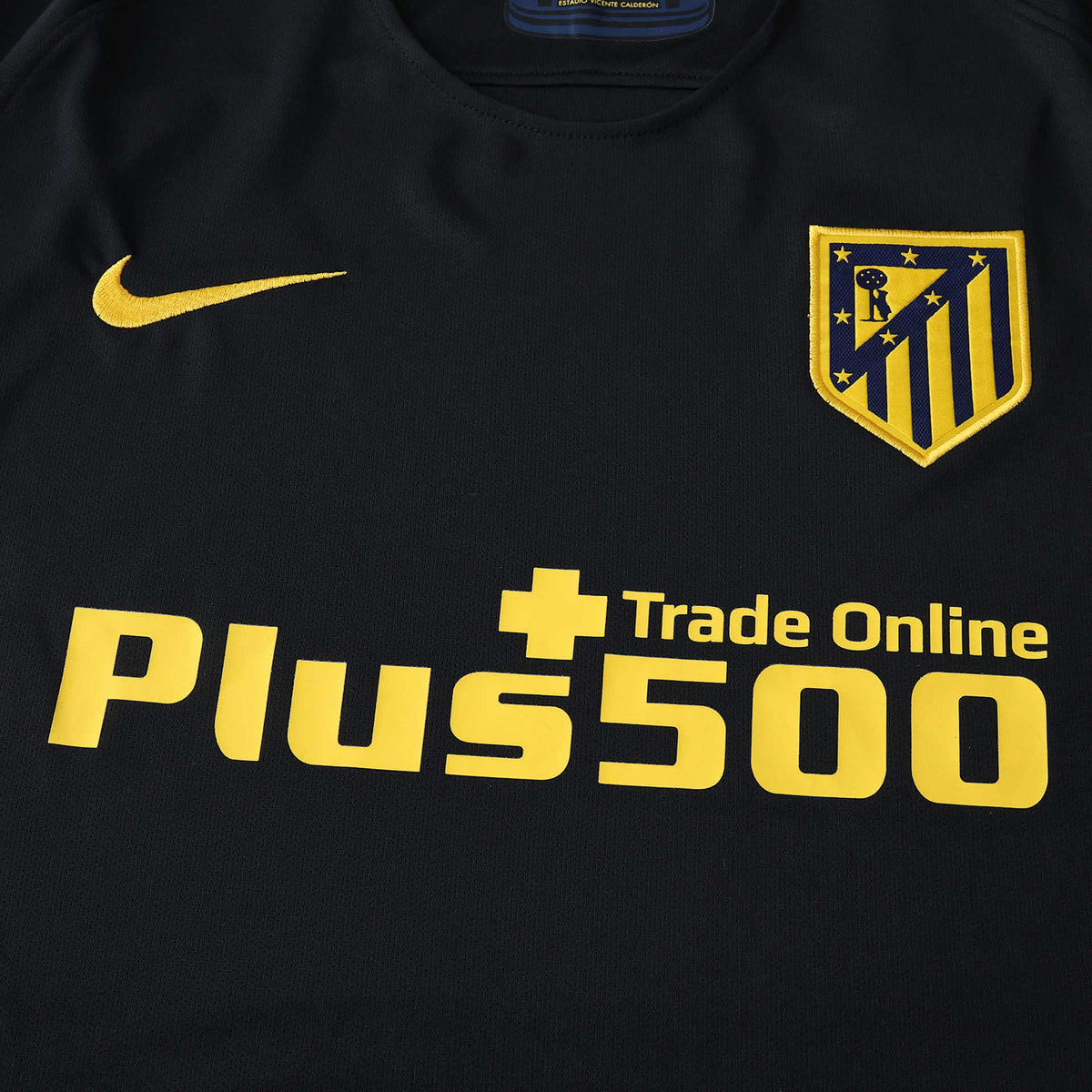 Atlético de Madrid 2016-2017 Season Away Retro Black Football Jersey Trikot Maillot V3