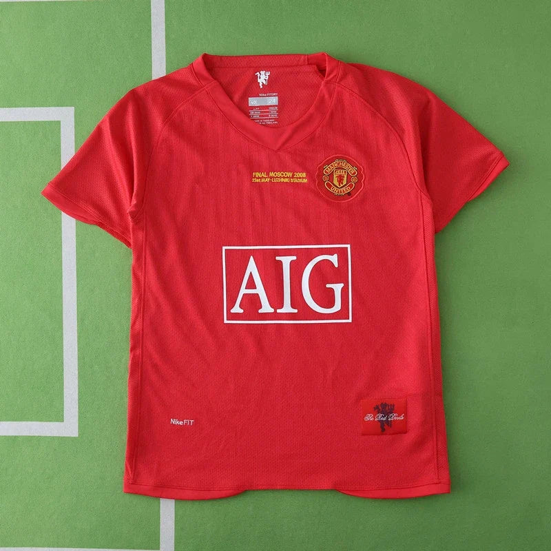 2007/08 Manchester United Home Retro Kids Football Jersey – 6