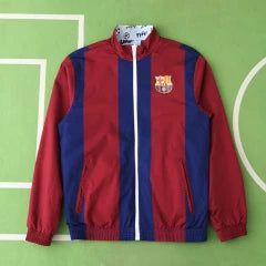 Barcelona New Season Both Sides Football Windbreaker Windjacke – Front View