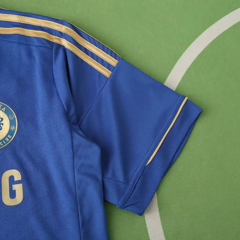 Chelsea F.C 12/13 Season Blue Home Retro Football Jersey – Detailed View