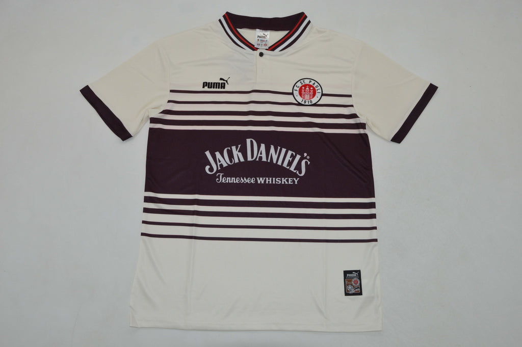 St. Pauli 1997/98 Retro Football Jersey – Back View