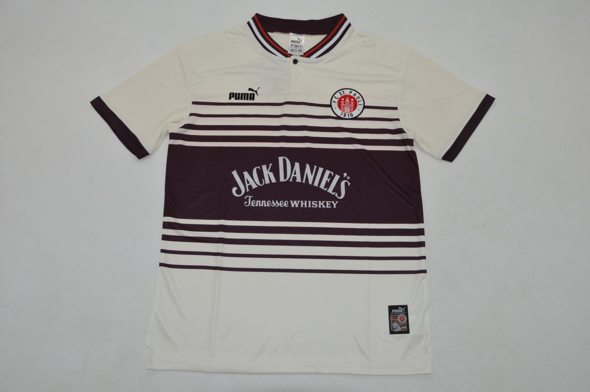 St. Pauli 1997/98 Retro Football Jersey – Back View
