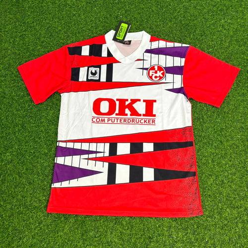 1. FC Kaiserslautern 1992 Saison Heim Retro – Stefan Kuntz – Front View