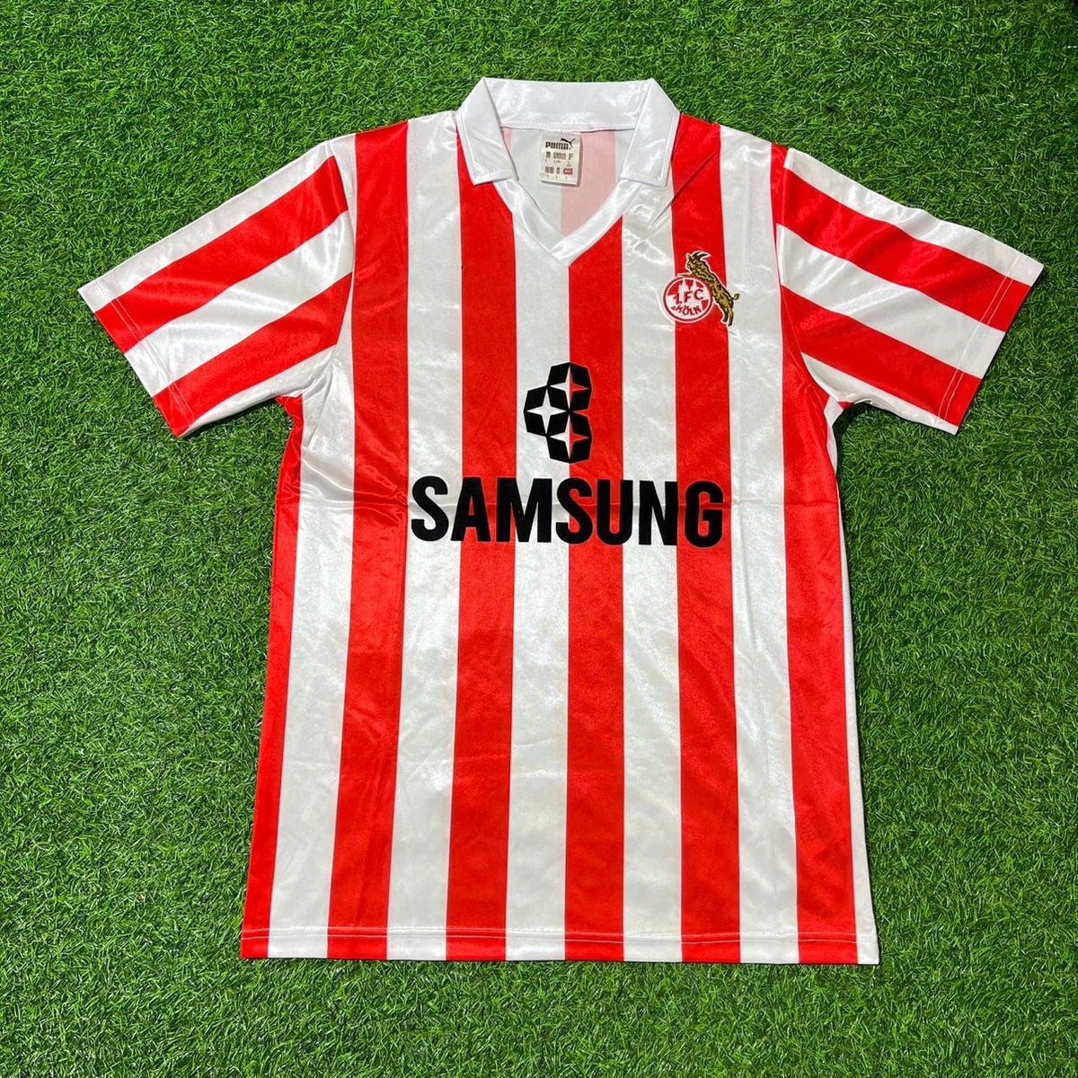 1. FC Köln 88-89 Retro Heimtrikot Fußball – Back View