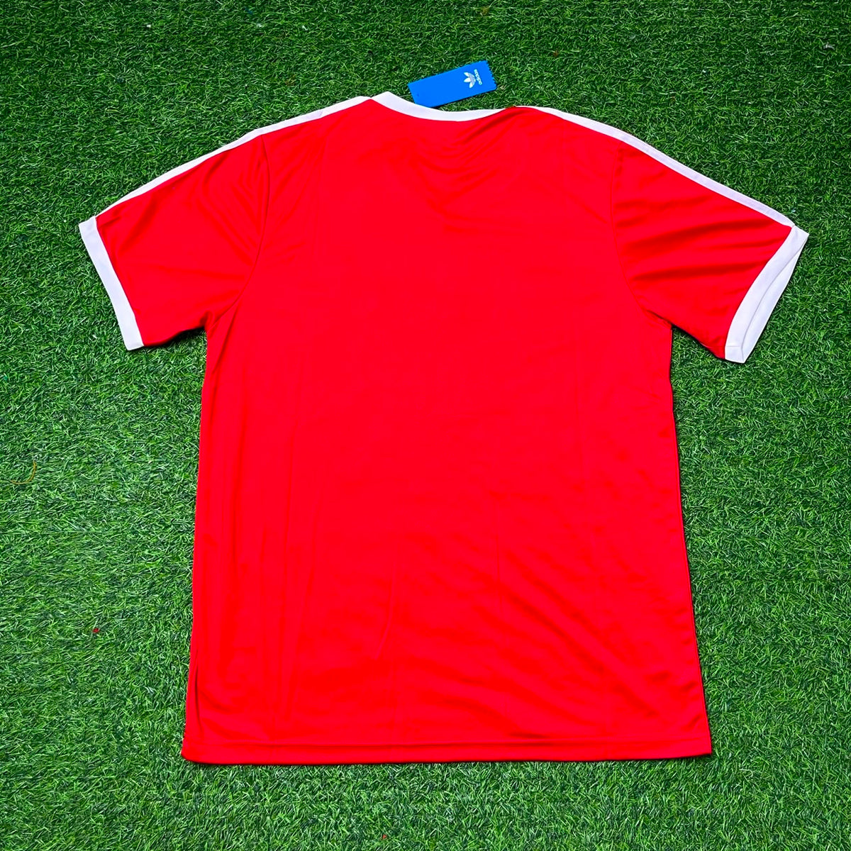 1. FC Köln 1984/85 Retro Auswärtstrikot Rot Fußball – Front View