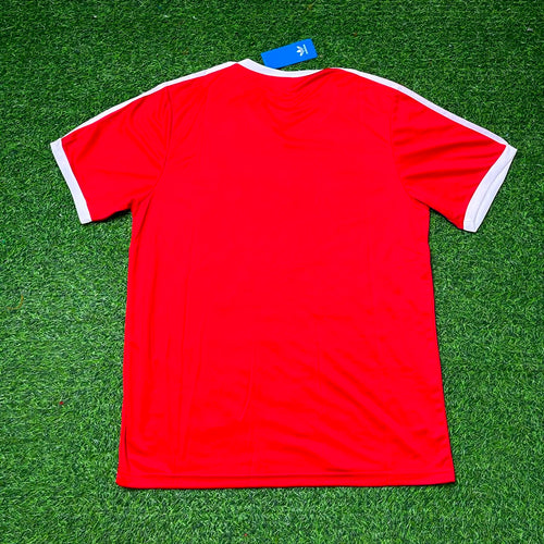 1984/85 1. FC Köln Retro Auswärtstrikot Rot Fußball – Front View