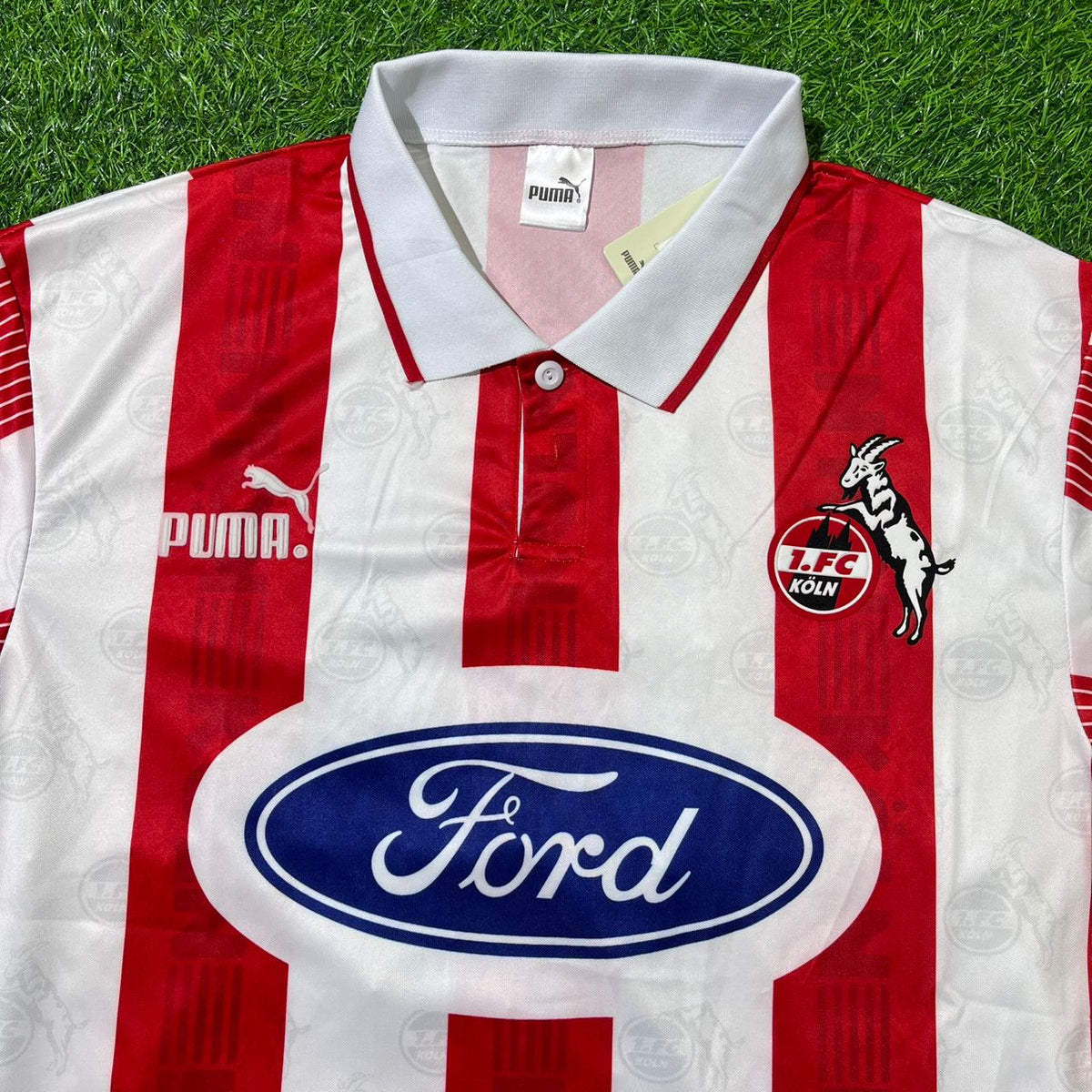 1995/96 1. FC Köln Retro Heimtrikot Fußball – Detailed View
