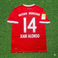 2017/18 Xabi Alonso Bayern Munich Retro Home Football Jersey – Back View