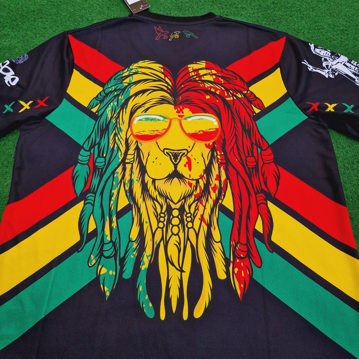 Bob Marley Jamaica Lion Commemorative Special Edition Football Jersey – 5