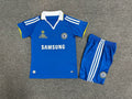 Chelsea Champions League Kids Children Set Retro Football Jersey Kinder – Back View