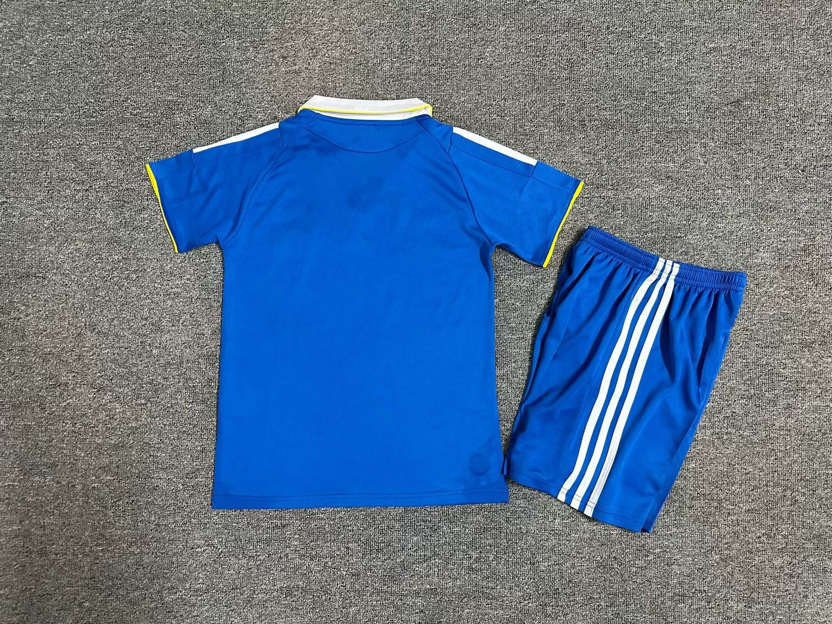 Chelsea Champions League Kids Children Set Retro Football Jersey Kinder – Front View