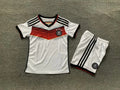 Germany Deutchland Kids Children Set Retro Football Jersey – Back View