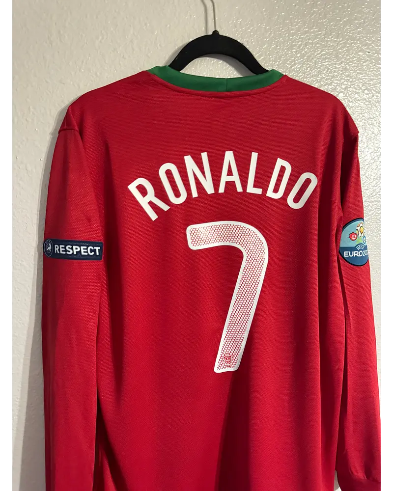Cristiano Ronaldo Portugal EURO 2012 Long Sleeve Retro Football Jersey – 6
