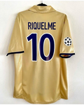 Juan Roman Riquelme Barcelona 2001 2002 Season Retro Jersey – Back View
