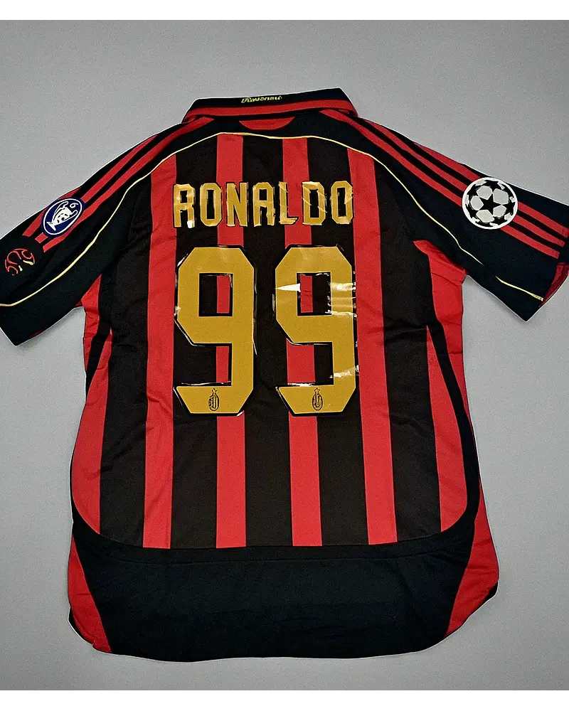 El Fenomeno Ronaldo Nazario AC Milan 2006 2007 Retro Jersey – 6