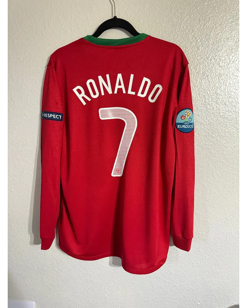 Cristiano Ronaldo Portugal EURO 2012 Long Sleeve Retro Football Jersey – 5