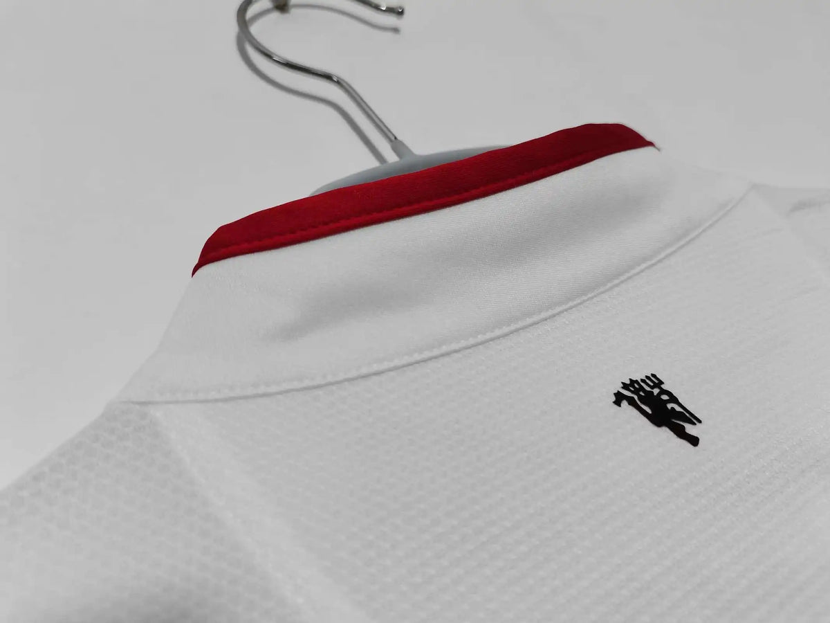 2012/13 Manchester United White Away Black Retro Fan Version Jersey – 4