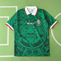 1998 Mexico Home Green Retro Football Jersey – Back View