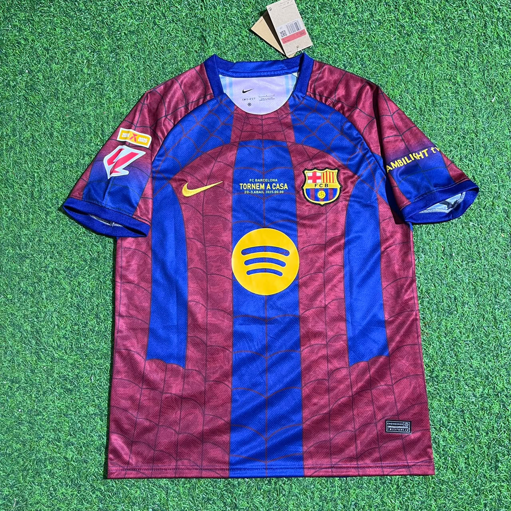 Lamine Yamal #10 Barcelona New Season Special Edition Jersey – Detailed View