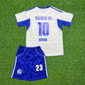 Schalke 04 Kids Auswärts-Set Weiß 2025-2026 – Edin Džeko #10 FC – Back View