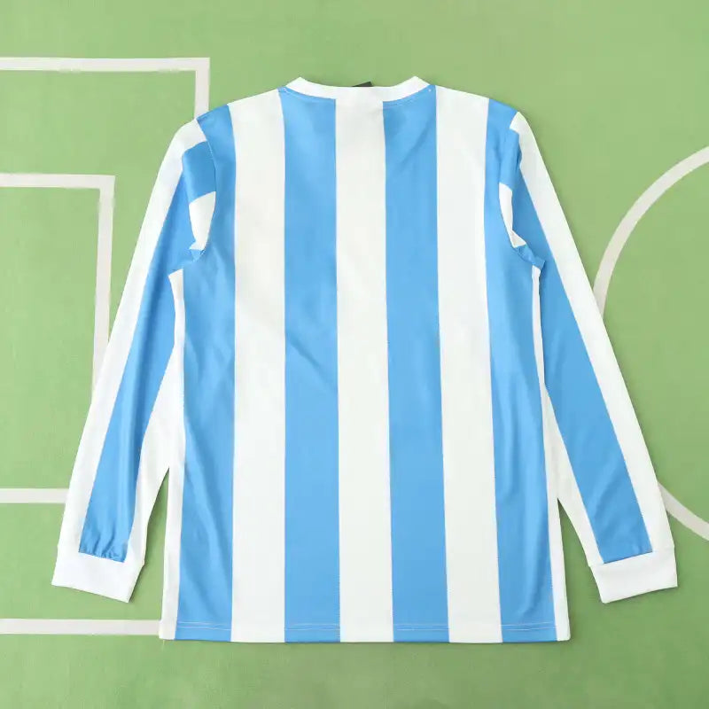 1986 Argentina Season Home Retro Football Jersey – Detailed View