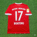 2017/18 Jerome Boateng Bayern Munich Retro Home Football Jersey – Back View